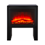 Livin' flame repisa de chimenea Ardez Negro