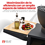 HEAT Kjok Cocina Exterior Ø56 cm Negro