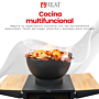 HEAT Kjok Cocina Exterior Ø56 cm Negro