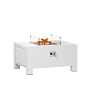 FORNO Mesa de fuego Brann Aluminio Blanco