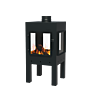 FORNO Chimenea exterior Digna Negro