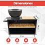 HEAT Trolle Cocina Exterior Negro