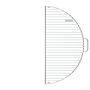 BonFeu BonGrill ½ para cuenco de fuego Ø100