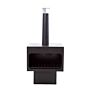 Redfire Jersey XL Chimenea de patio Negro