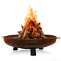 MOODZ Cuenco de fuego Feet & Handle Acero Corten