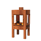 FORNO Chimenea exterior Digna Acero Corten