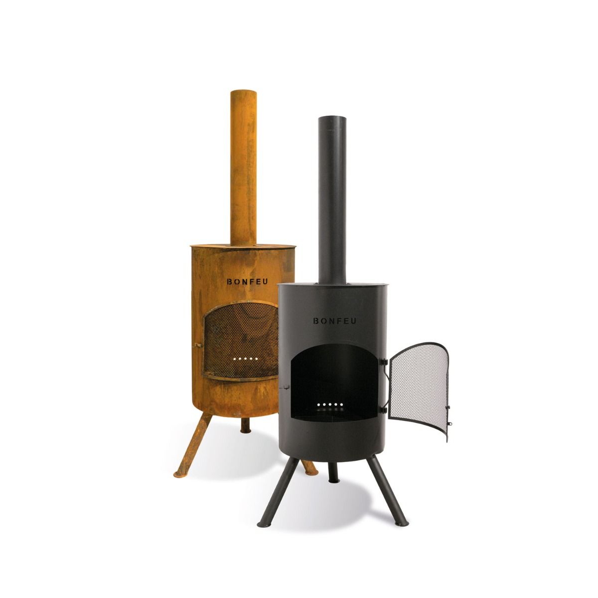 BonFeu BonTon 40 Negro Chimenea Exterior