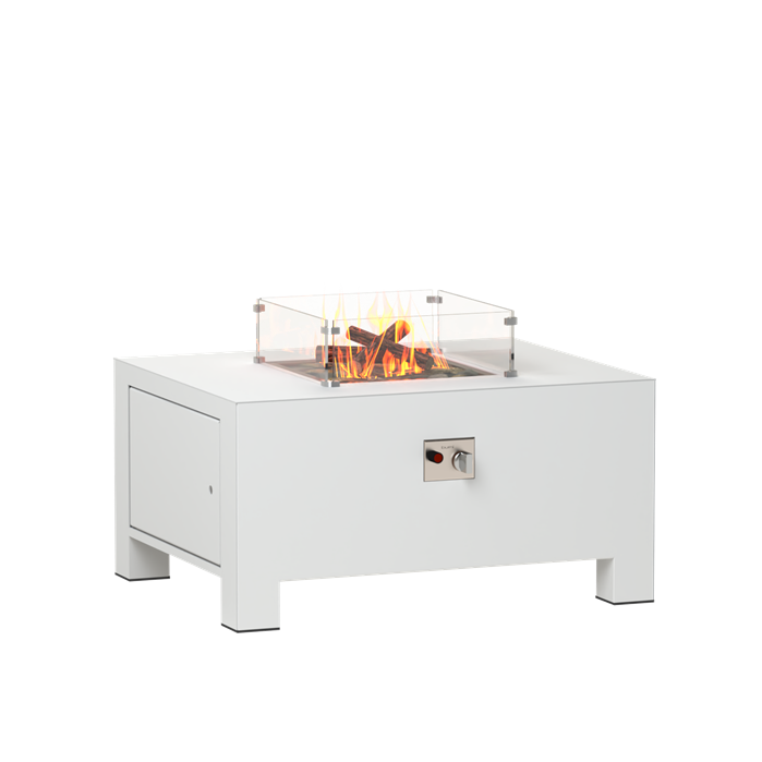 FORNO Mesa de fuego Brann Aluminio Blanco