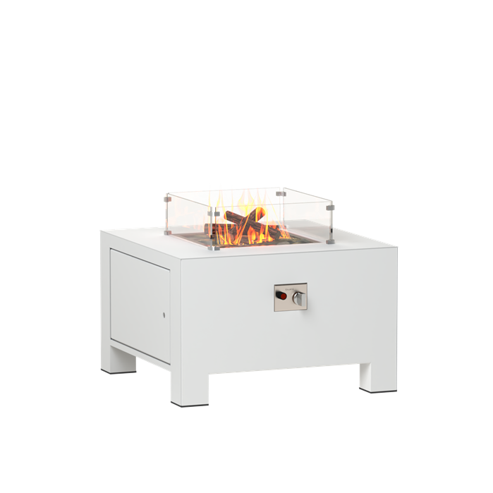 FORNO Mesa de fuego Brann Aluminio Blanco