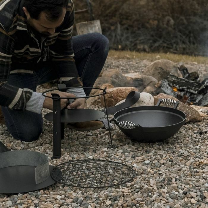 Barebones Horno de Hierro Fundido para Exteriores de 8 Piezas