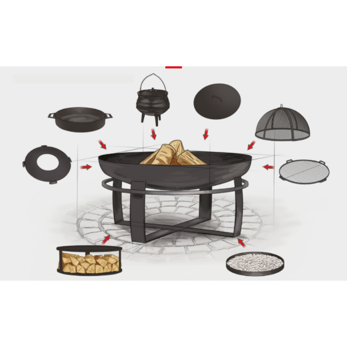 CookKing Cuenco de fuego Polo 60 cm