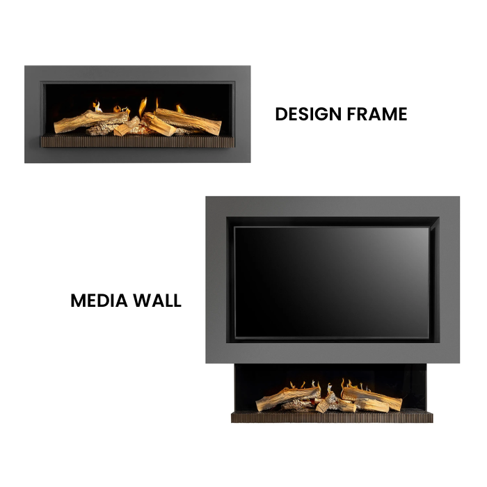 Kalfire E-55" Chimenea de Ambiente Eléctrica