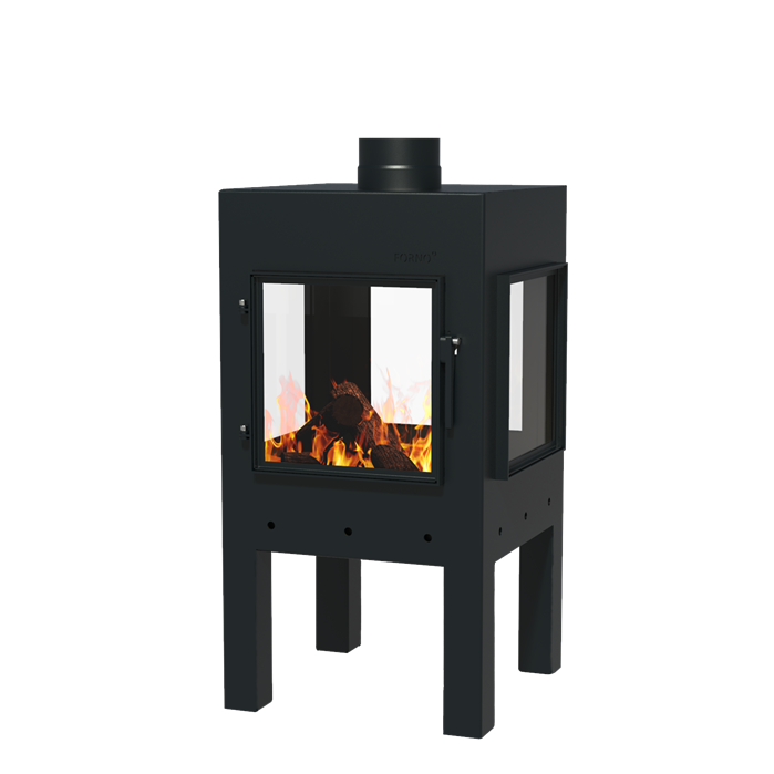 FORNO Chimenea exterior Digna Negro