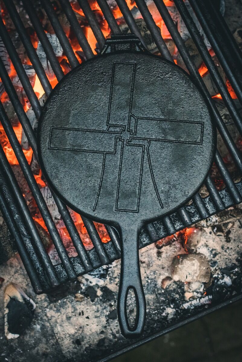 The Windmill Plancha Stroopwafel de hierro fundido