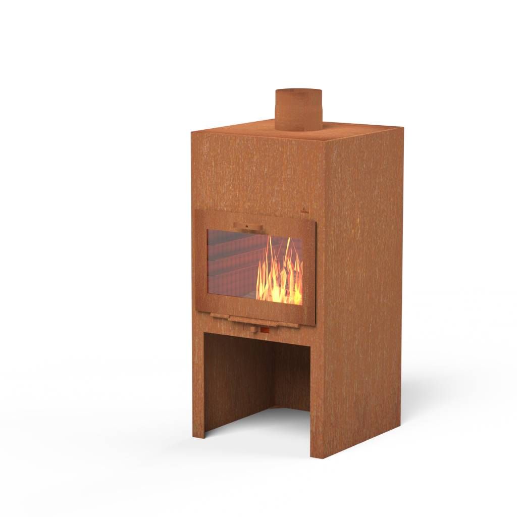 FORNO Chimenea exterior Stig Acero Corten