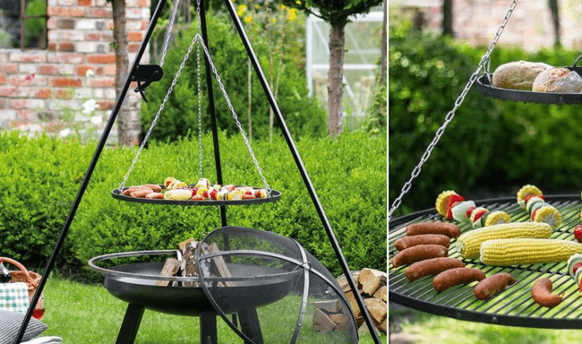 La barbacoa trípode, una nueva forma de cocinar al aire libre